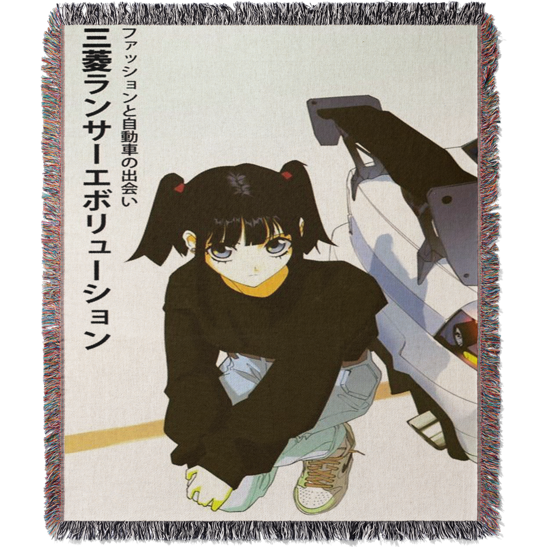 VELVET Anima E/A線 Anime Girl Evo Woven Blanket Tapestry – ANI WRLD