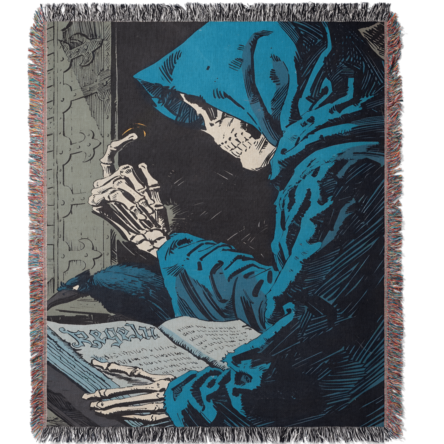 The Reaper Woven Blanket Tapestry – ANI WRLD
