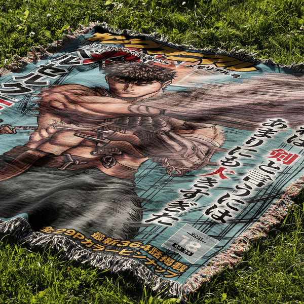 Hero Woven Tapestry Blanket