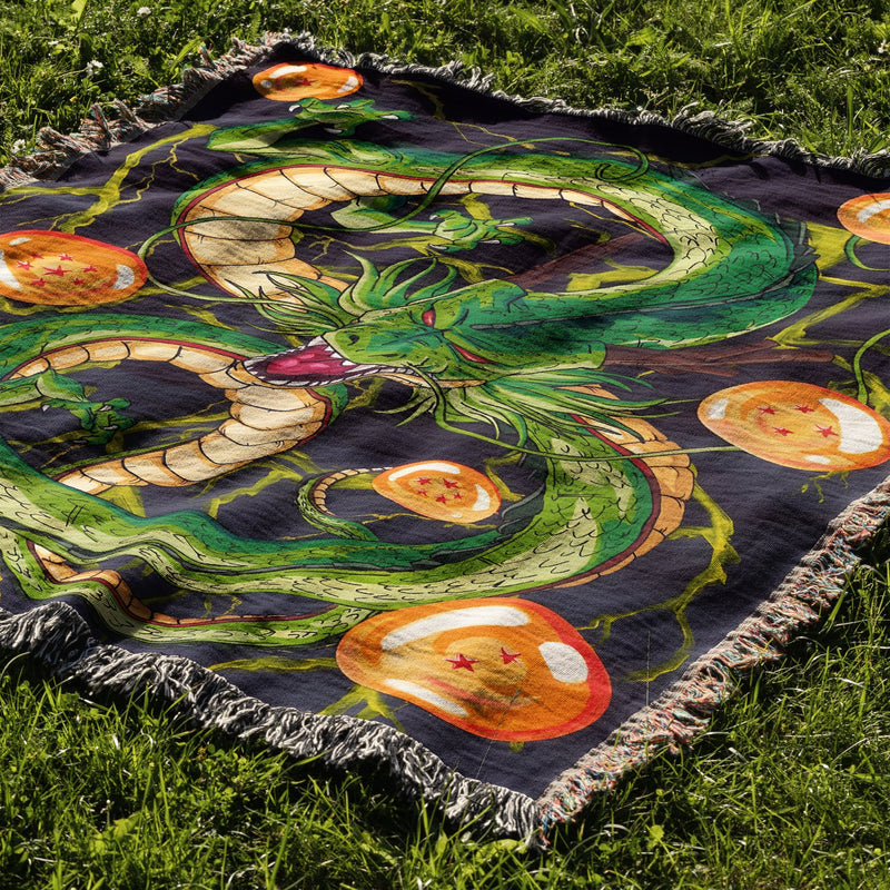 Dragon 2 Woven Blanket Tapestry