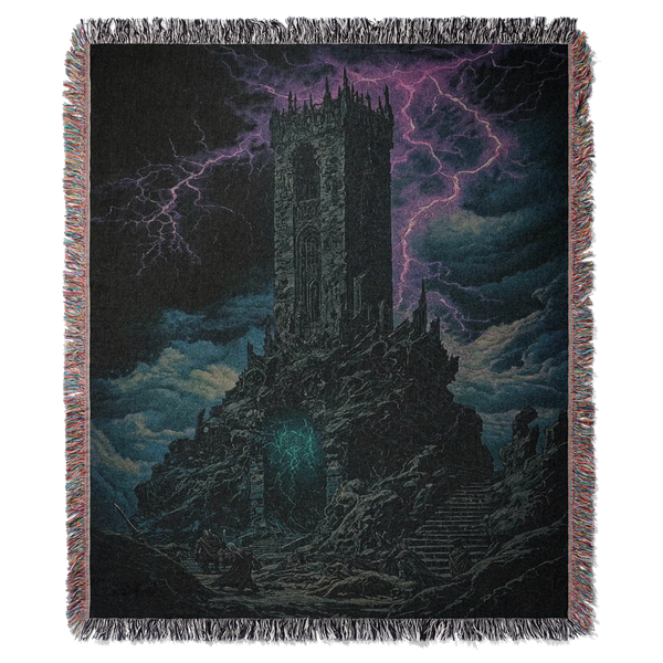 Wicked Castle Woven Blanket Tapestry