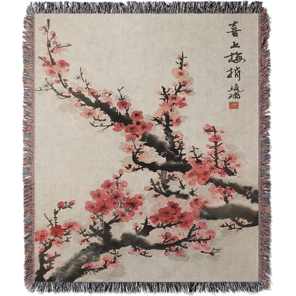 Sakura Woven Blanket Tapestry