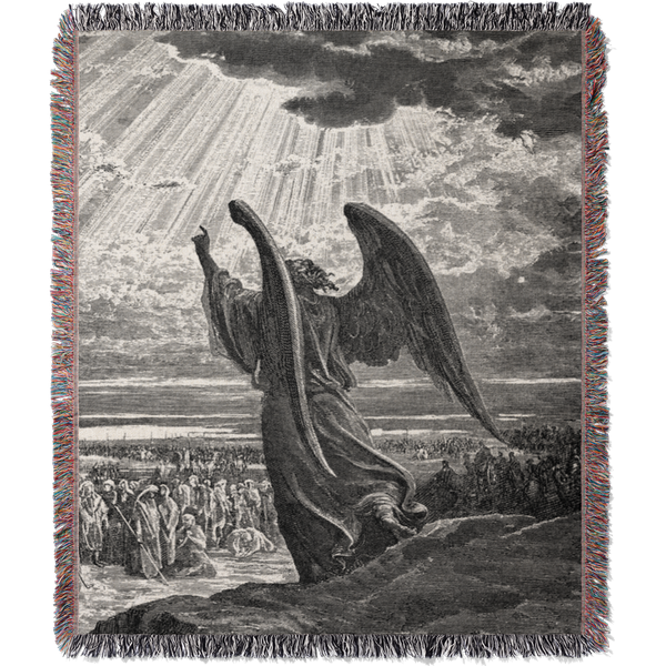 Angel Woven Blanket Tapestry