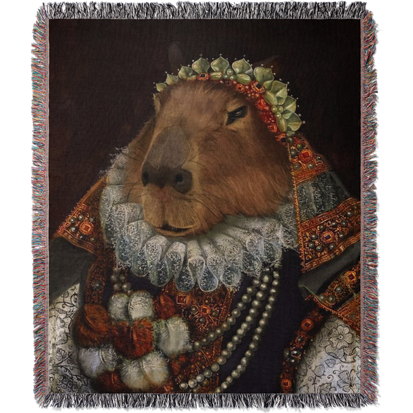 Capybara Woven Blanket Tapestry