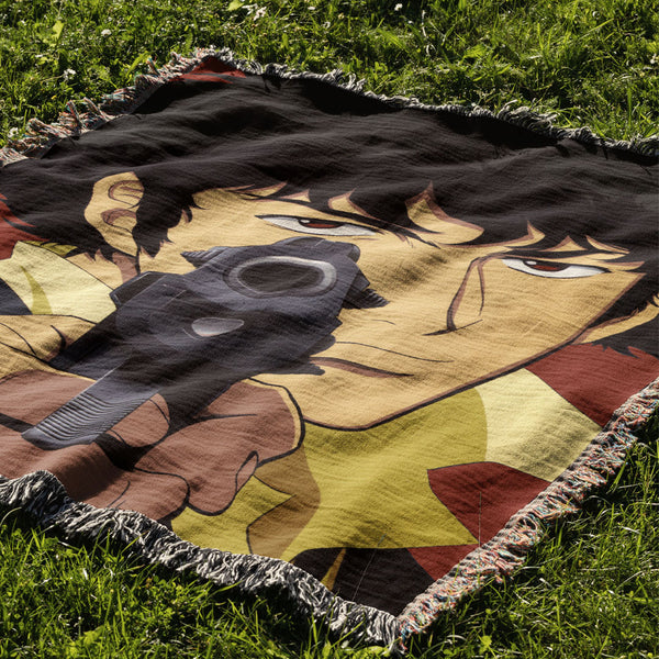 Cowboy Woven Blanket Tapestry