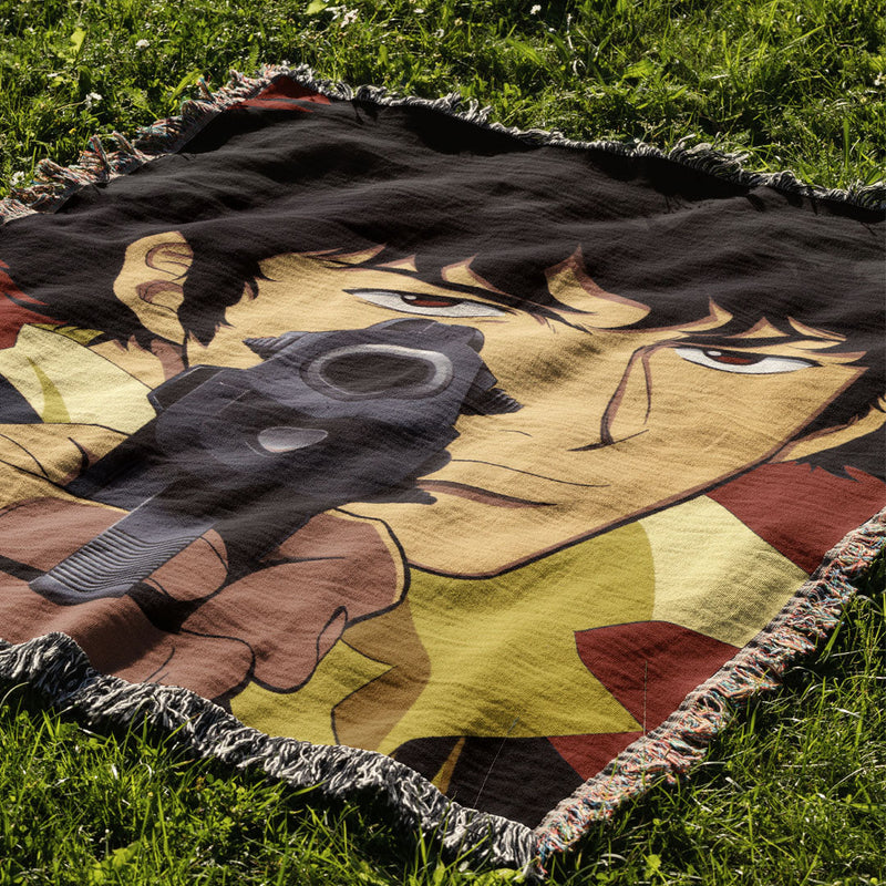 Cowboy Woven Blanket Tapestry