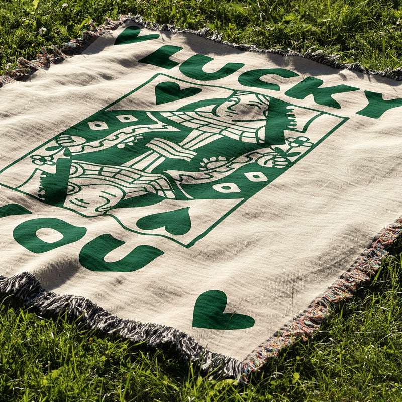 Lucky You Woven Blanket Tapestry