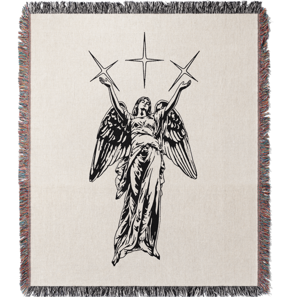 Angel's Stars Woven Blanket Tapestry – ANI WRLD