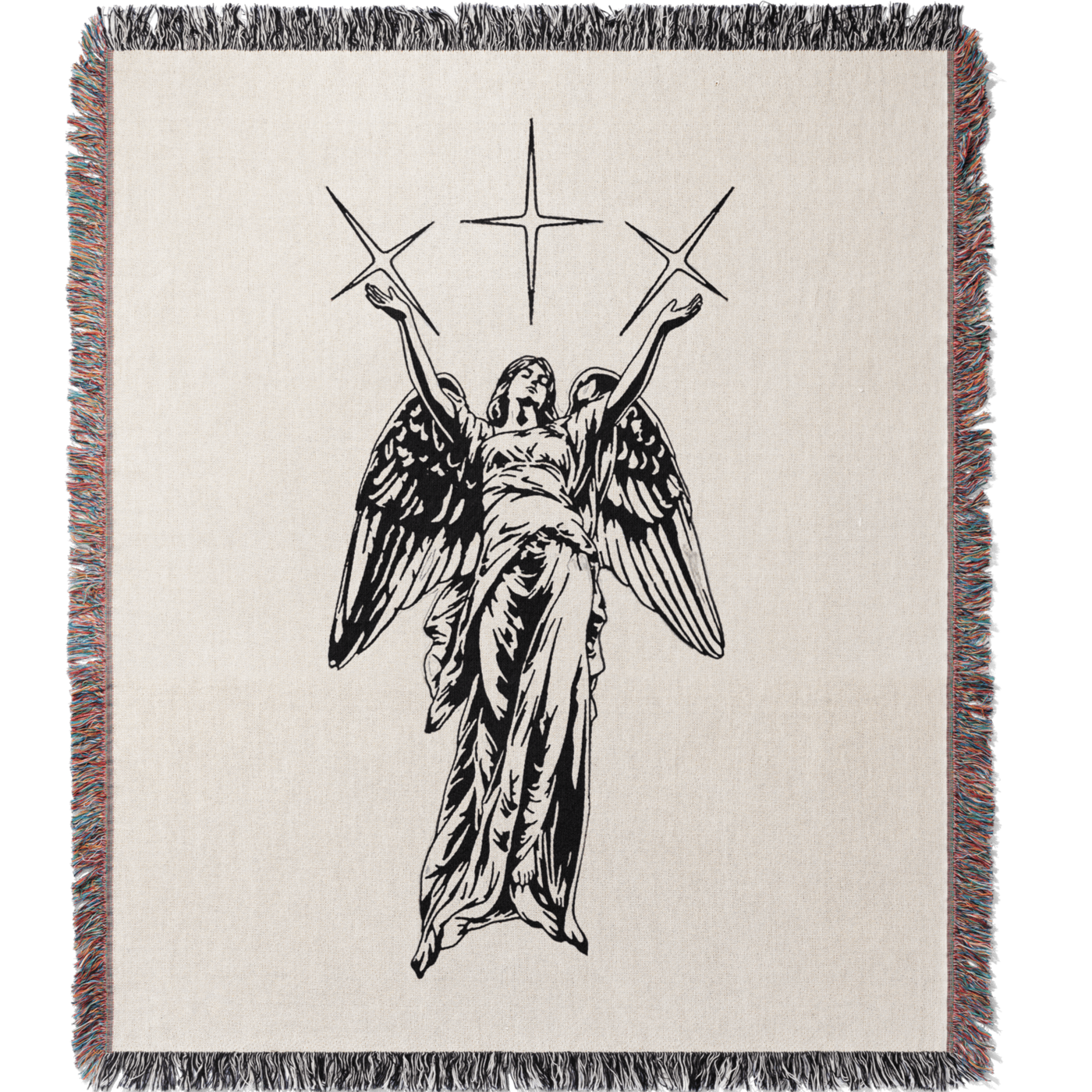 Angel's Stars Woven Blanket Tapestry – ANI WRLD