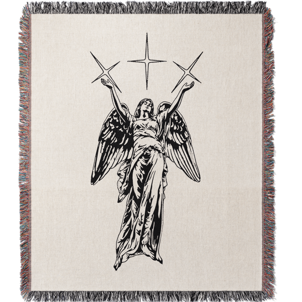Angel's Stars Woven Blanket Tapestry – ANI WRLD