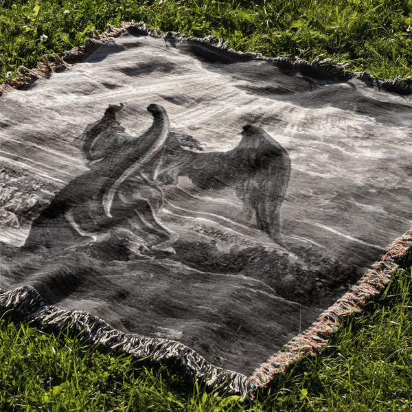 Angel Woven Blanket Tapestry