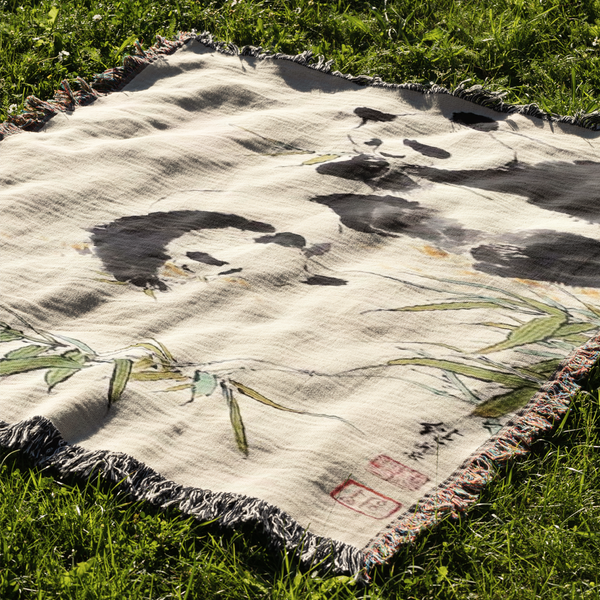 Pandas Woven Blanket Tapestry