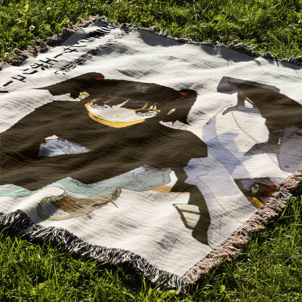 Anime Girl Evo Woven Blanket Tapestry – ANI WRLD