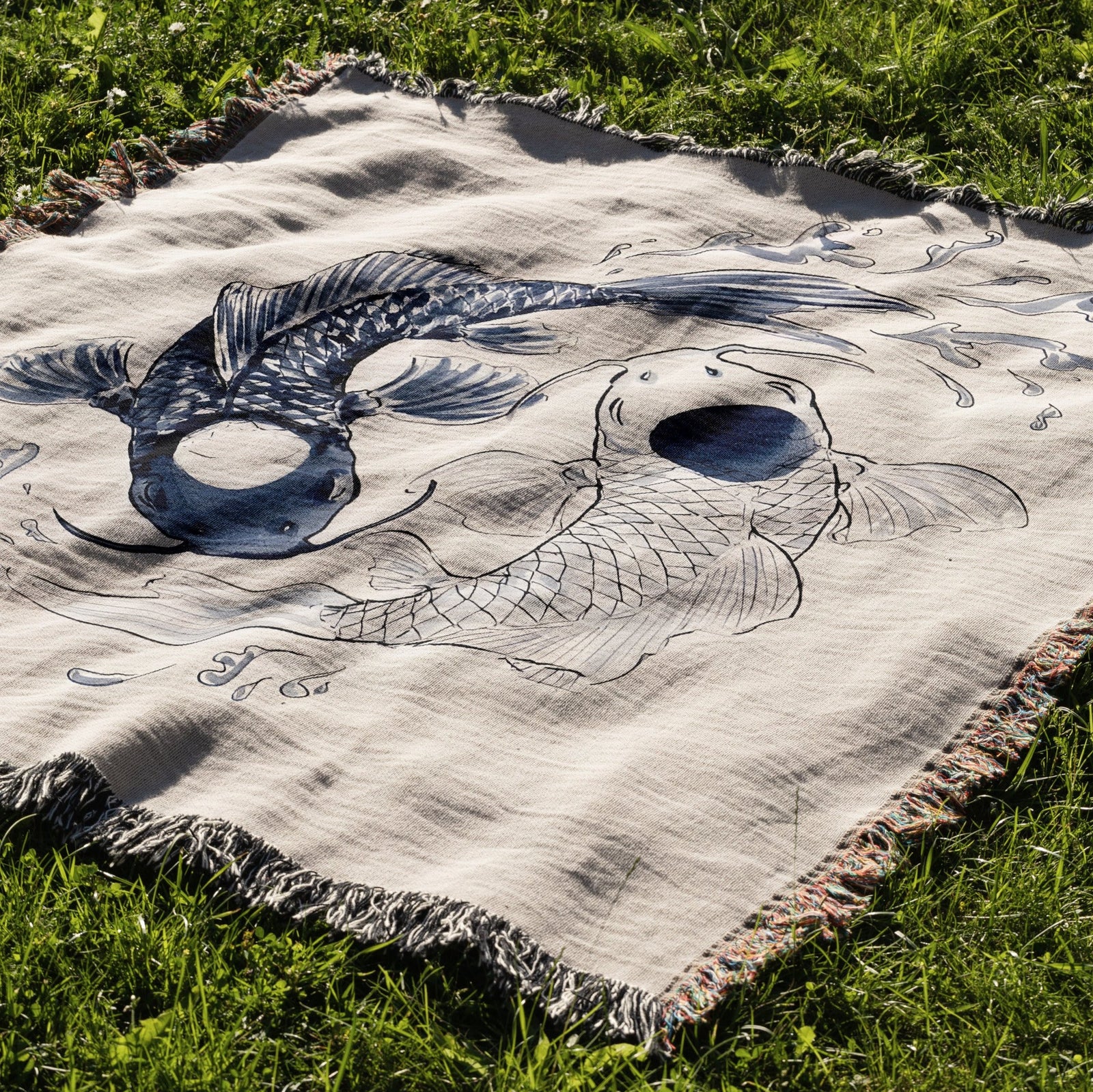 ラグ・カーペット 24ss Palace Yin Yang Tapestry Blanket Yin Yang Tapestry Blanket White / Black - Summer 2024