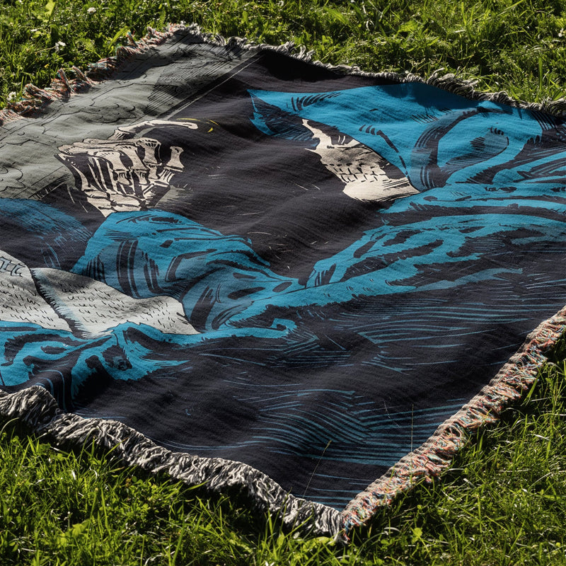 The Reaper Woven Blanket Tapestry