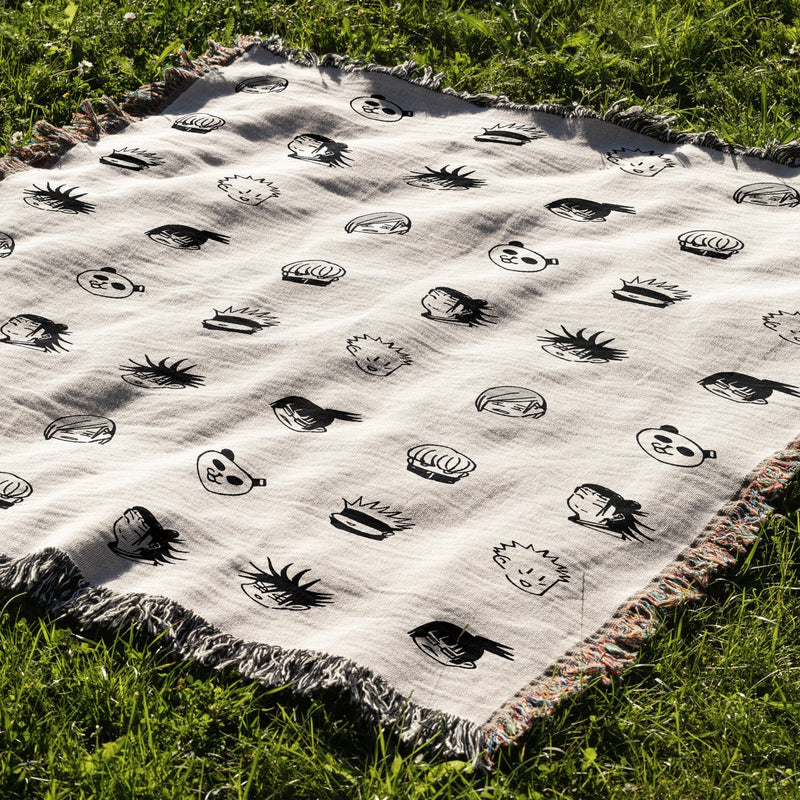 Cursed 7 Woven Blanket Tapestry