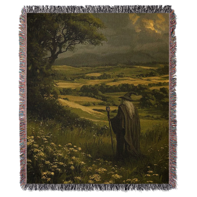 Wizard 2 Woven Blanket Tapestry