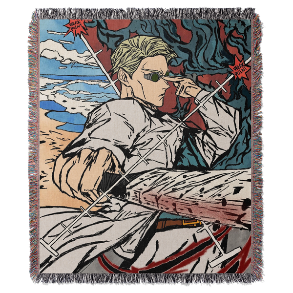 Cursed 9 Woven Blanket Tapestry