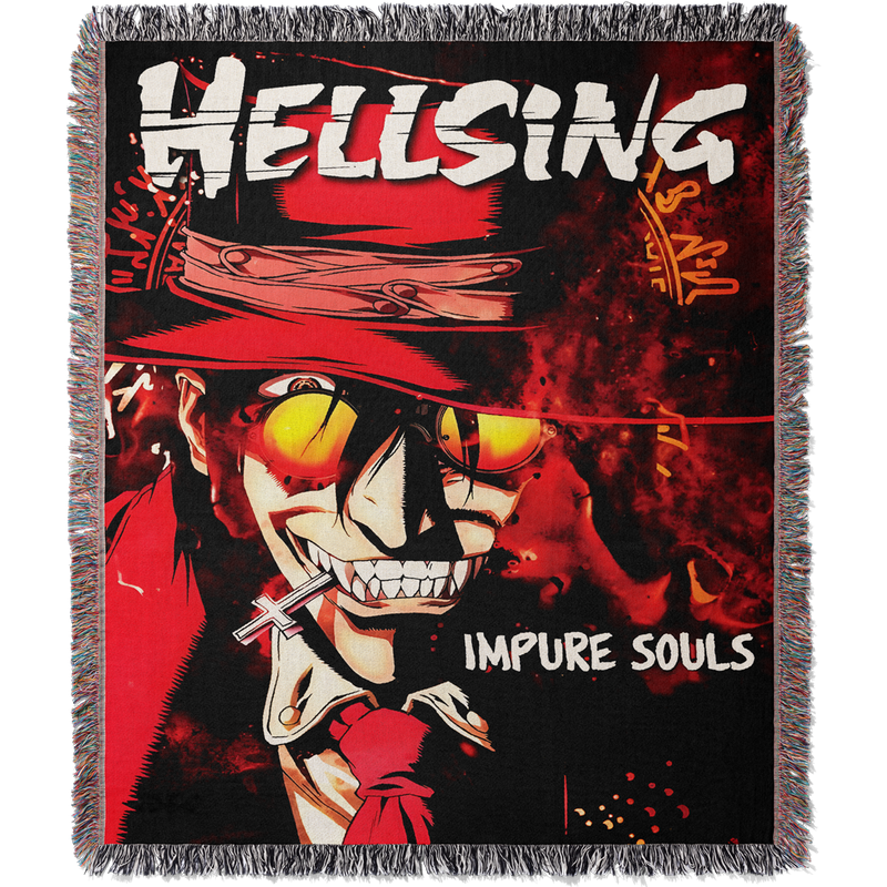 Hell Woven Blanket Tapestry