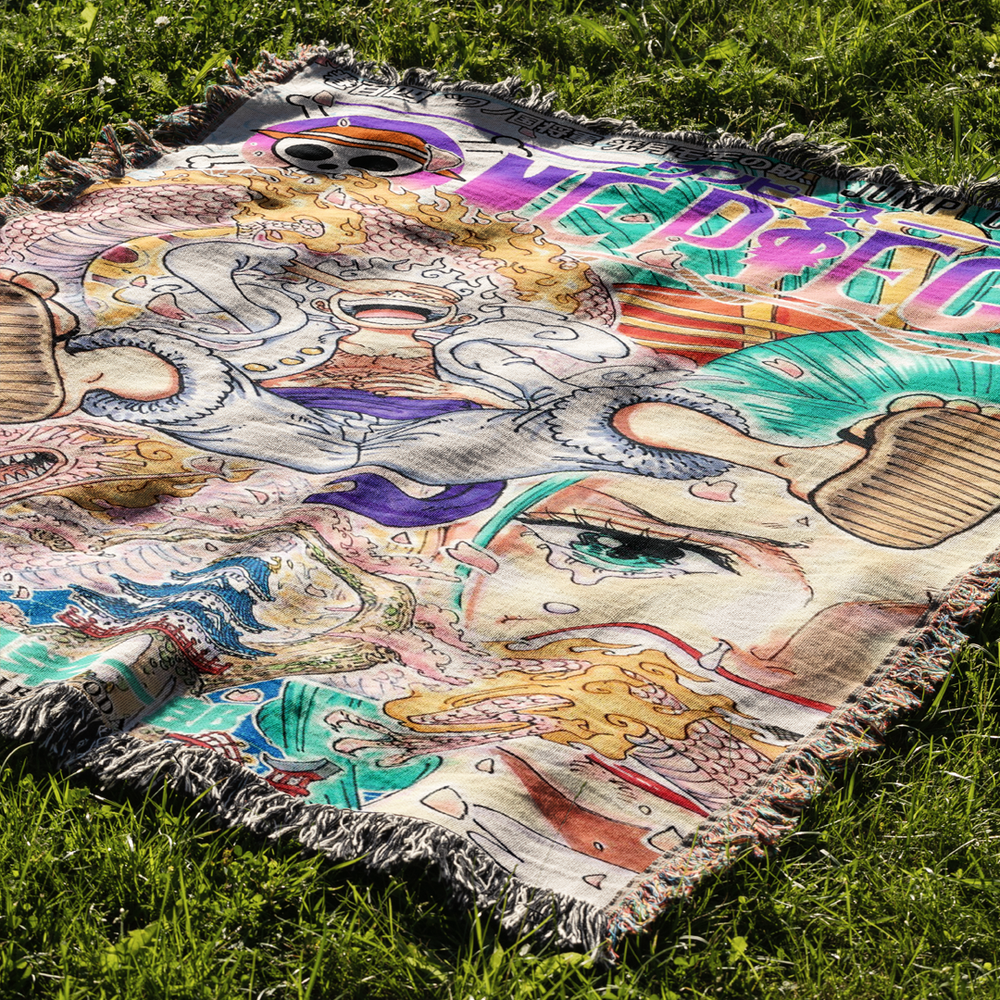 アウラニディズニー Aloha Life Tapestry Throw Pirate 5 Woven Blanket Tapestry – ANI WRLD