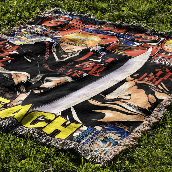 Bankai 3 Woven Blanket Tapestry