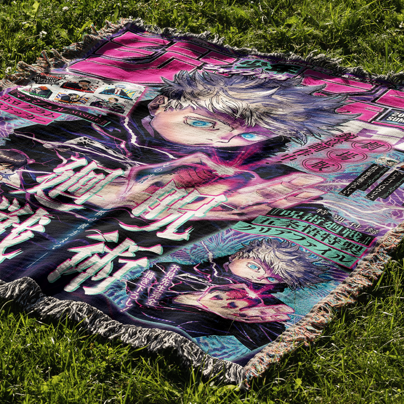 Cursed 3 Woven Blanket Tapestry