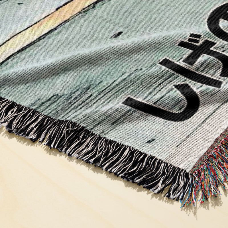 Racing 2 Woven Blanket Tapestry