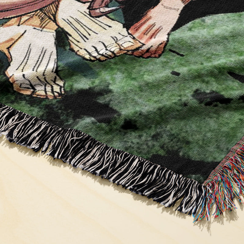 Cursed 6 Woven Blanket Tapestry