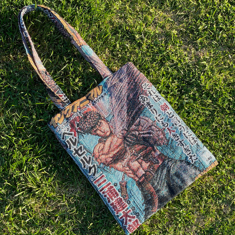 Hero Woven Tapestry Tote Bag