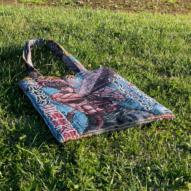 Hero Woven Tapestry Tote Bag